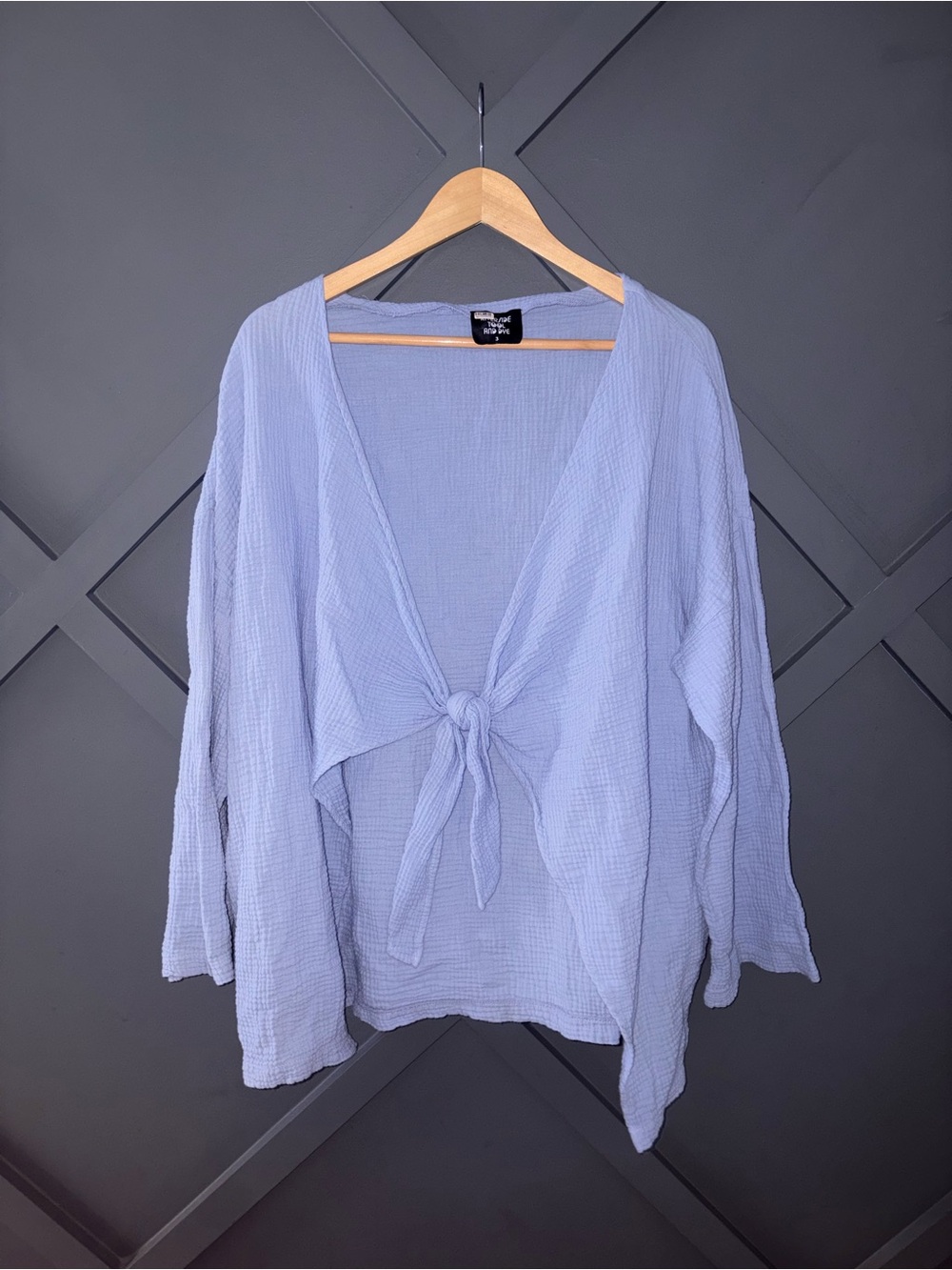 ✨•Riverside Dye Wrap Top•✨